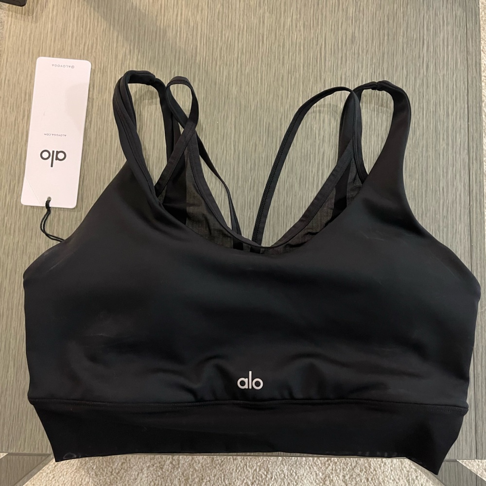 BRAND NEW Alo Yoga Airlife Double Trouble Sports Bra